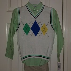 Little boy IZOD  spring 3 piece set